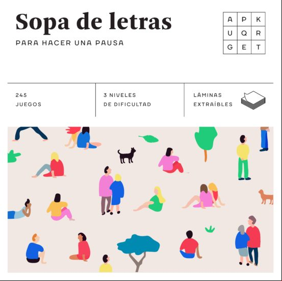 Sopa De Letras Para Hacer Una Pausa (cuadrados De Diversión)