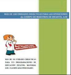 Más De 100 Unidades Didácticas Para Las Oposiciones Al Cuerpo De Maest