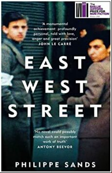 EAST WEST STREET : WINNER OF THE BAILLIE GIFFORD PRIZE (edición en inglés)