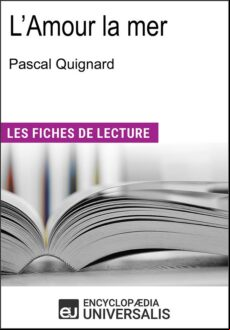 LAMOUR LA MER DE PASCAL QUIGNARD EBOOK (edición en francés)
