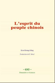 L’ESPRIT DU PEUPLE CHINOIS EBOOK