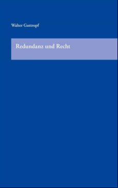 REDUNDANZ UND RECHT EBOOK (edición en alemán)