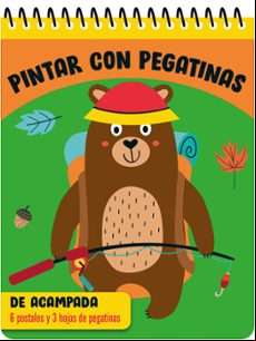 PINTAR CON PEGATINAS - DE ACAMPADA