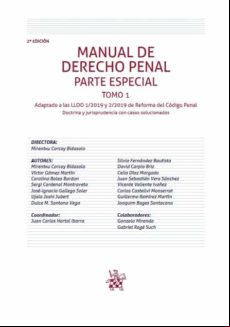 Manual De Derecho Penal: Parte Especial: Tomo 1 (2ª Ed.)