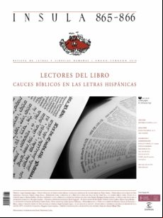 Lectores Del Libro: Cauces Bíblicos En Las Letras Hispánicas (ínsula N