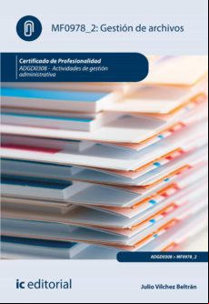Gestión De Archivos. Adgd0308 (ebook)