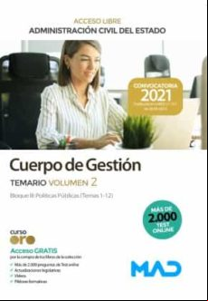 Cuerpo De Gestion De La istracion Civil Del Estado ( Libre)