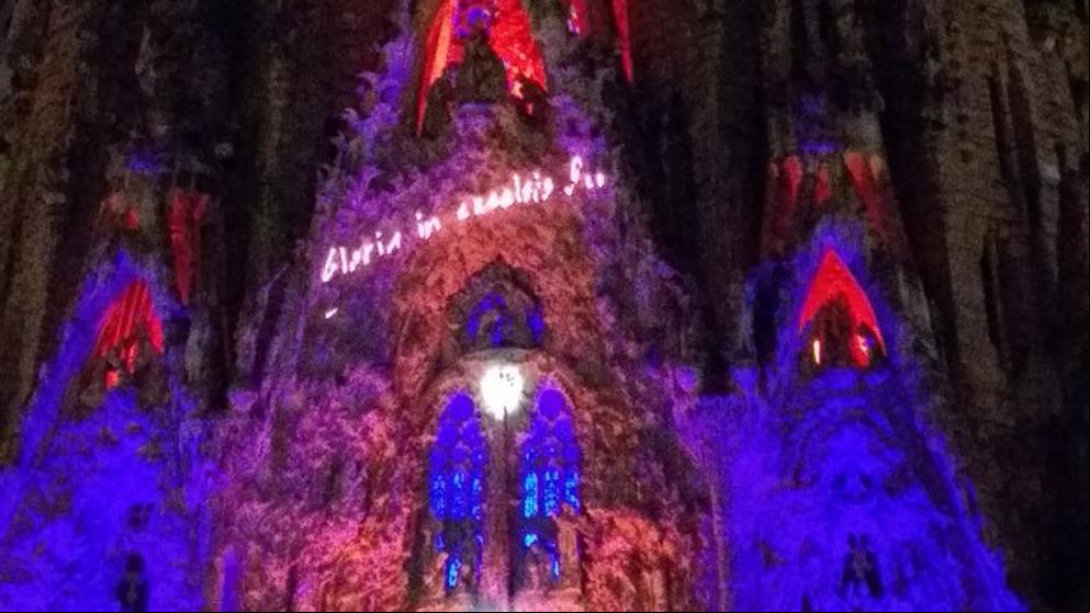 La Sagrada Familia en colores
