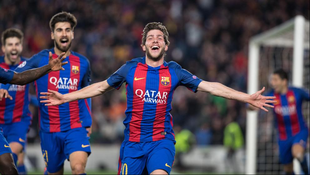 Sergi Roberto y el Barça recuerdan la gran remontada