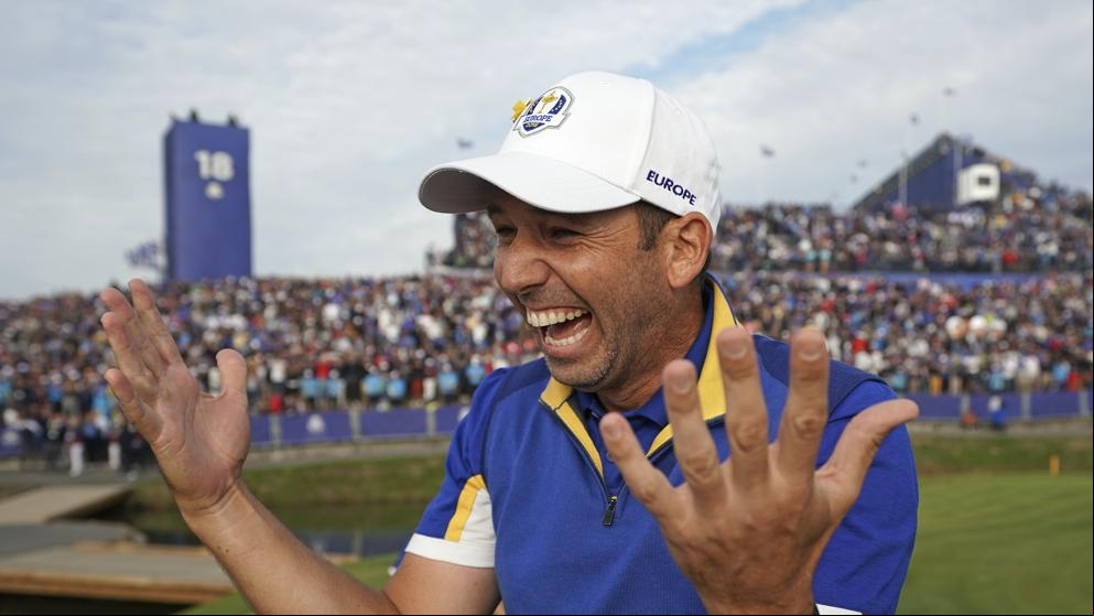 Sergio García, el jugador con más puntos de la historia de la Ryder Cup
