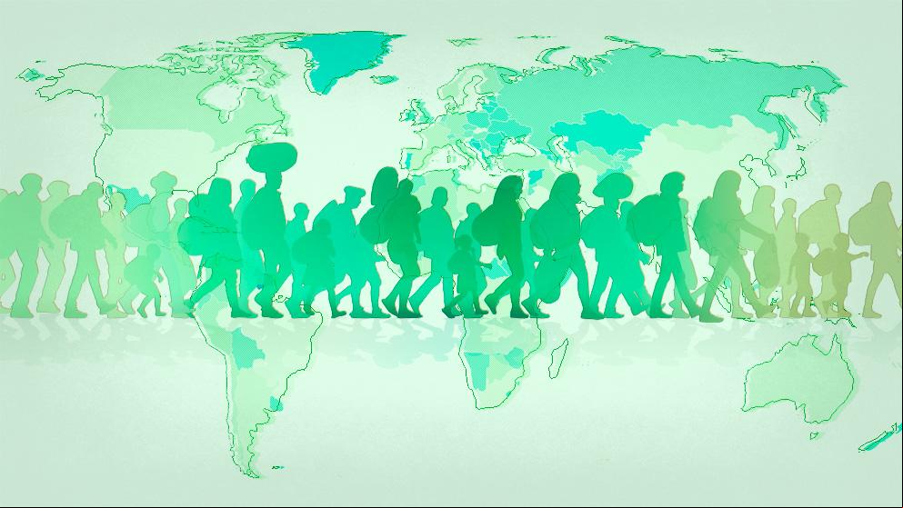 El mapa que muestra los países con más ciudadanos en el extranjero