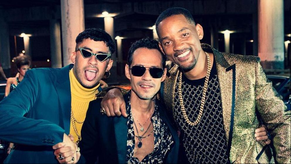 El trío de Will Smith, Marc Anthony y Bad Bunny causa sensación en Youtube