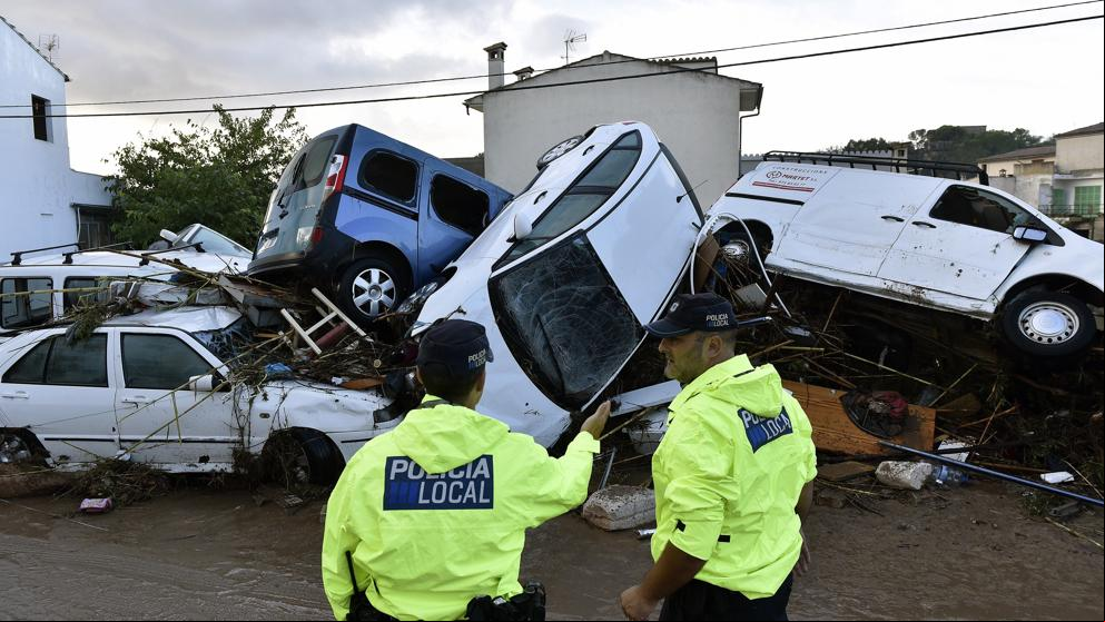 Así ha quedado Sant Llorenç tras la tormenta