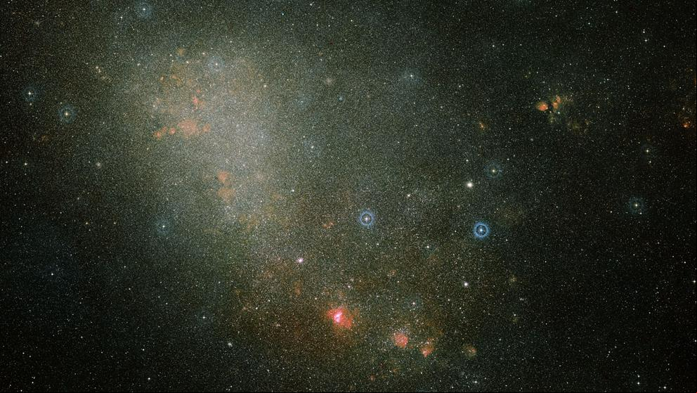 Chocan dos galaxias vecinas de la Vía Láctea