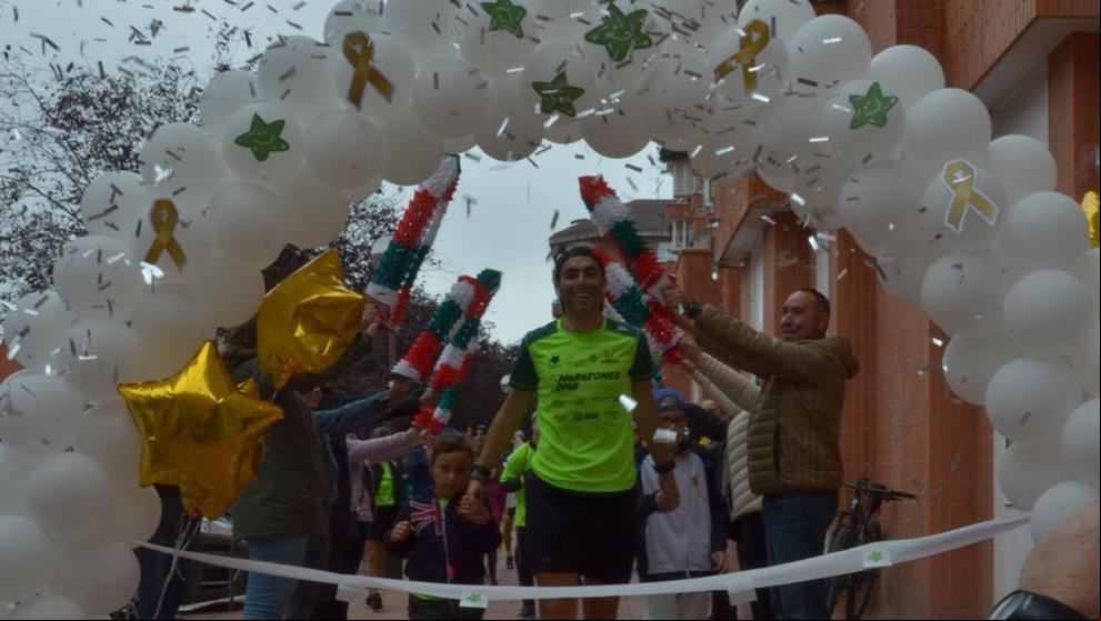 El maratoniano reto de Raúl Pérez para visibilizar la lucha contra el cáncer infantil
