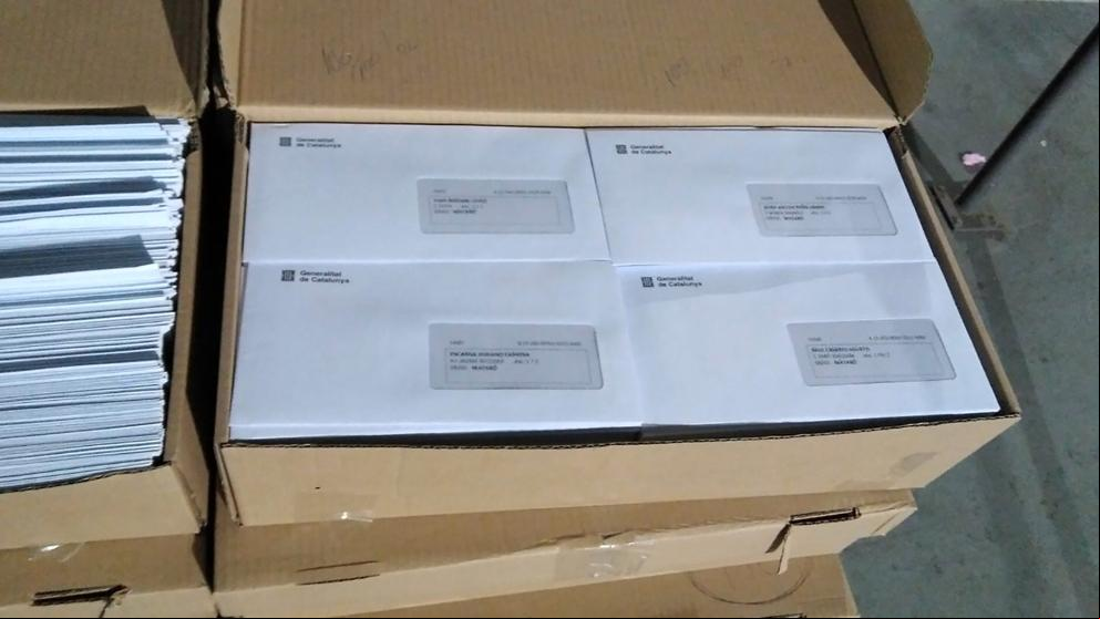 Unipost pide a la Generalitat que diga si le debe dinero por el 1-O