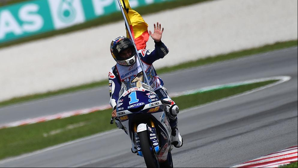 Jorge Martín, campeón del mundo de Moto3