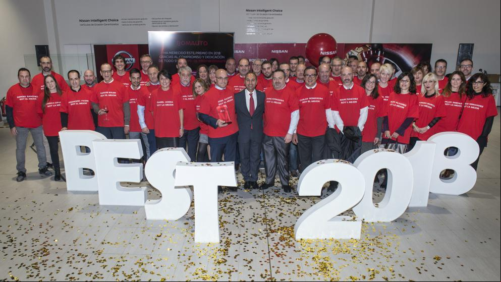 Romauto Nissan recibe el Global Award 2018 como uno de los mejores concesionarios del mundo