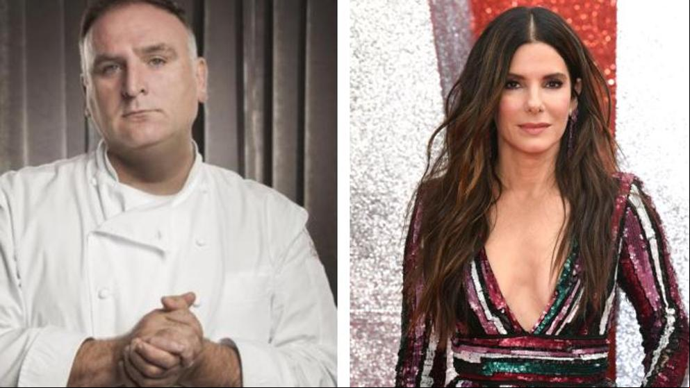 Sandra Bullock, el chef José Andrés y otros famosos que se solidarizan tras el fuego en California