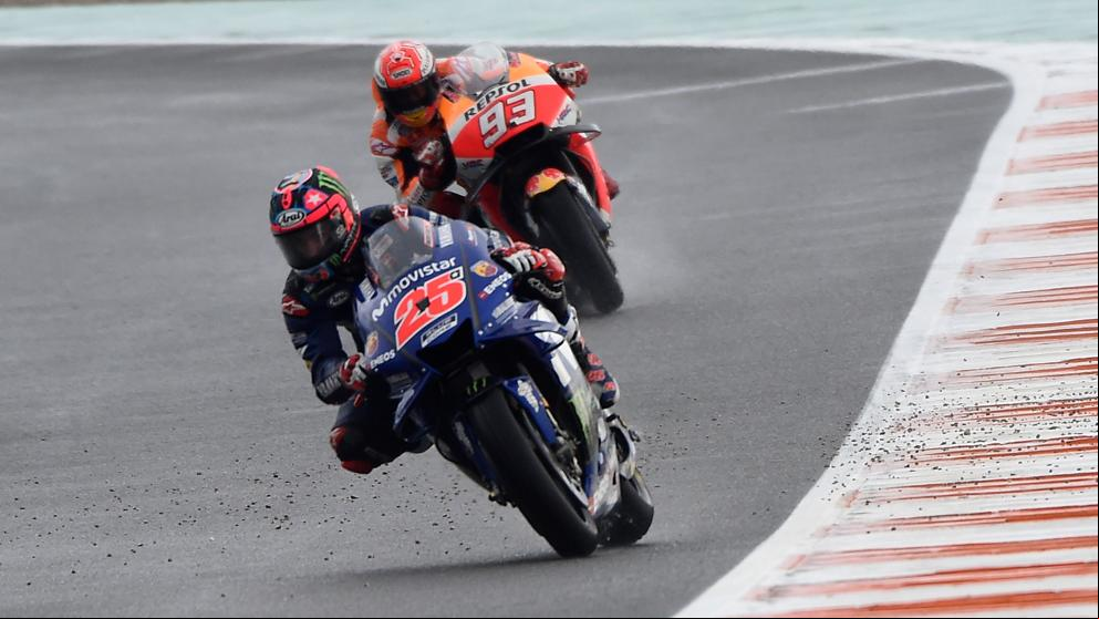 Márquez roza una nueva proeza en la vuelta a la pole de Viñales