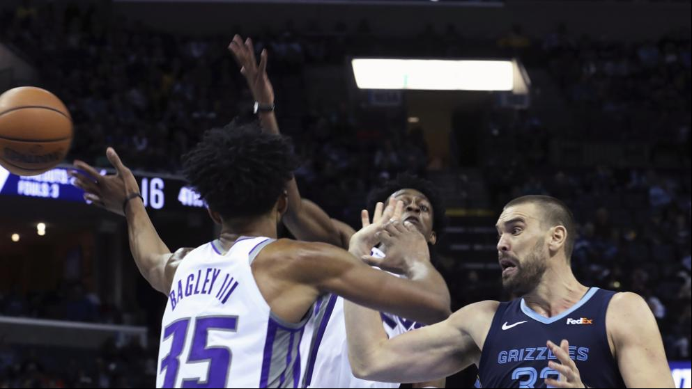 Un histórico Marc Gasol mantiene líderes a los Grizzlies