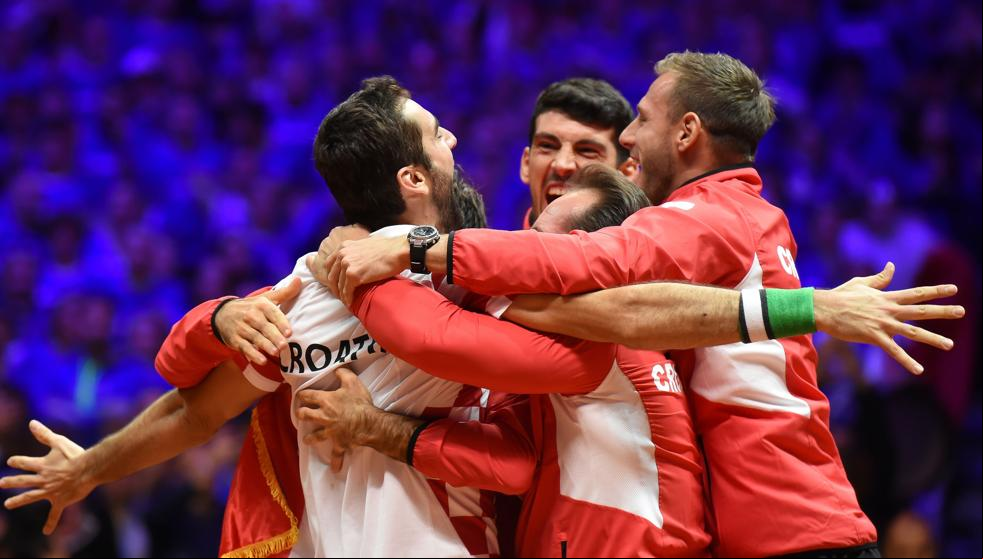 Croacia conquista su segunda Copa Davis ante Francia