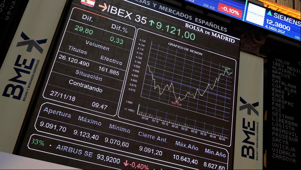 Las bolsas y el Ibex 35 se disparan con la tregua en la guerra comercial