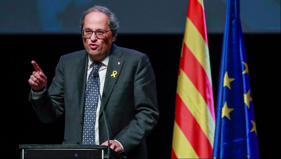 Alud de críticas a Torra por apostar por la vía eslovena