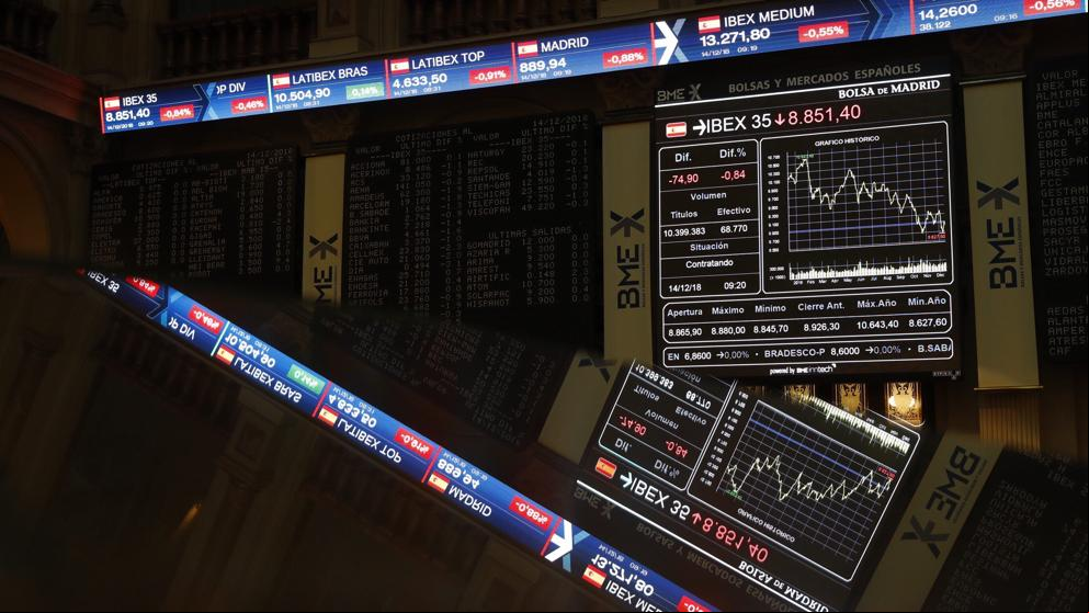 Caídas en el Ibex 35 al digerir la subida de tipos de la Fed