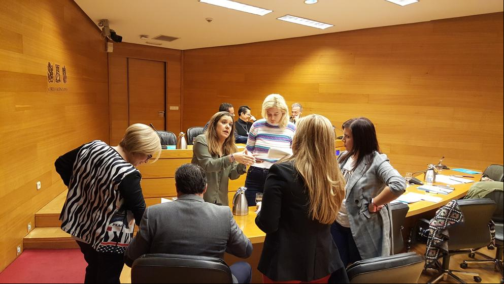 Las “pellas” en las Cortes Valencianas