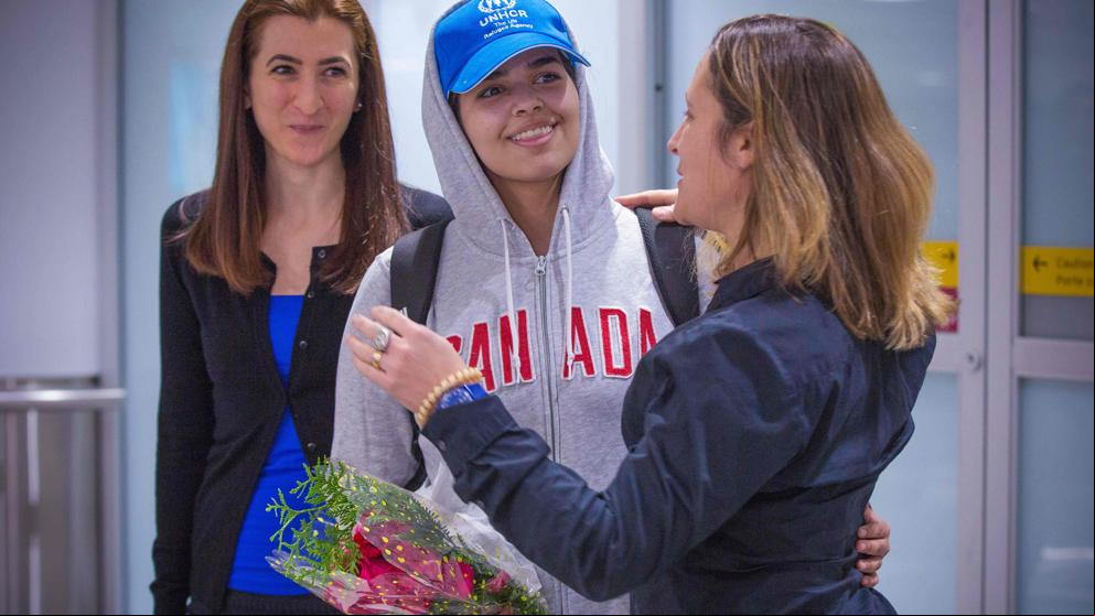 Final feliz para la joven huida de Arabia Saudí que se atrincheró en Bangkok