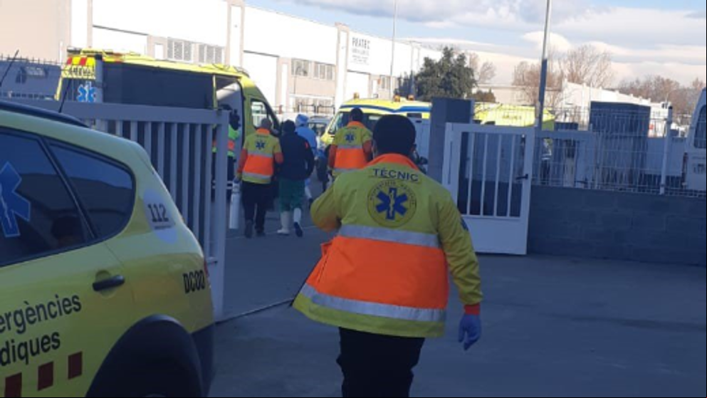 37 afectados por un incidente químico en Santa Eugènia de Berga