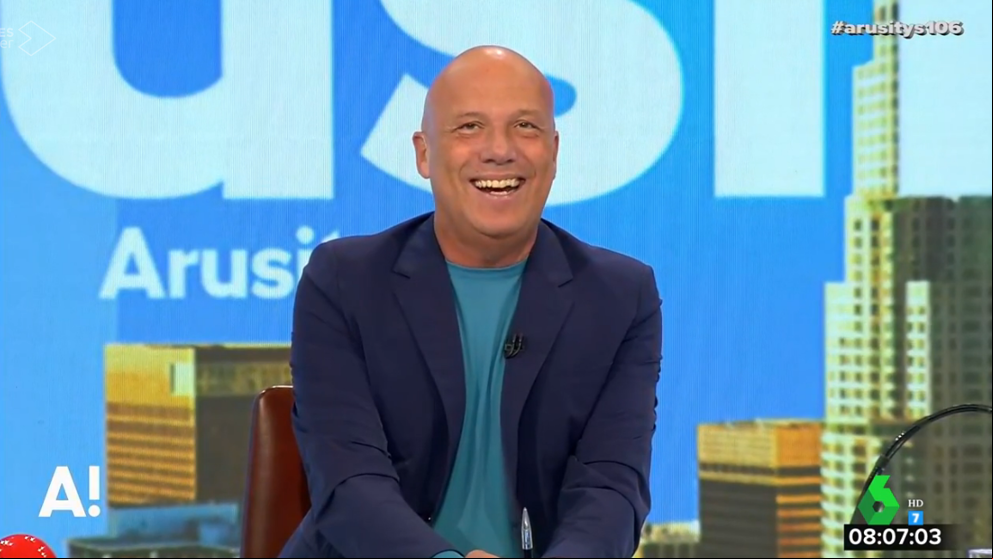 Alfons Arús bromea sobre su insólito trabajo cuando era joven