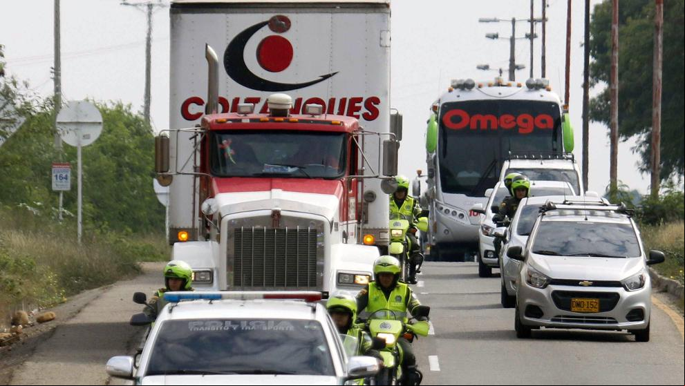 La ayuda humanitaria llega a Cúcuta a la espera de que Maduro libere el  a Venezuela