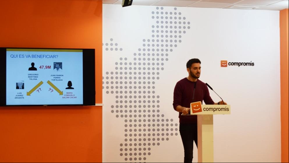 Compromís denuncia a Blasco por su vinculación en un “pelotazo” en la privatización de las ITV