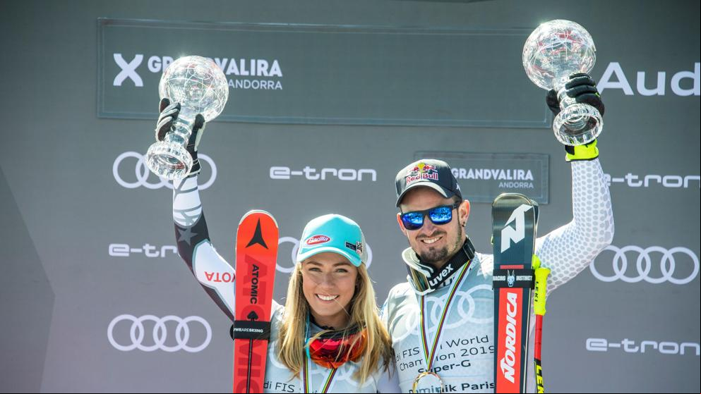 Mikaela Shiffrin y Dominik Paris, los nombres del día en Grandvalira