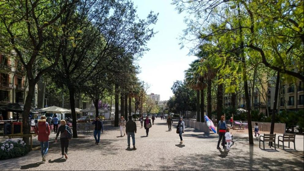 Comienzan las obras de reforma de la Rambla del Raval