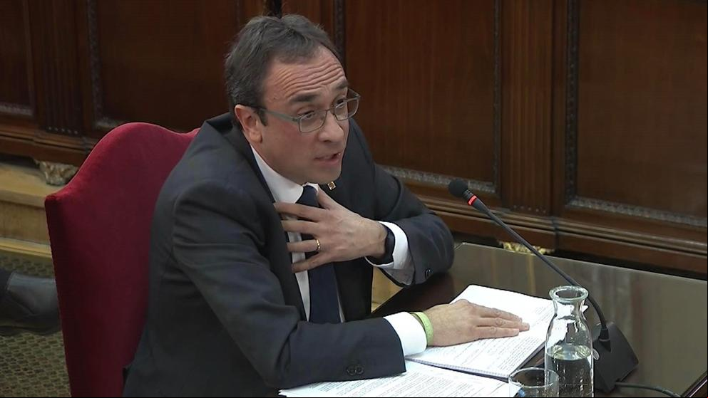Las declaración en frases de Josep Rull, “honrado” por firmar la convocatoria del 1-O