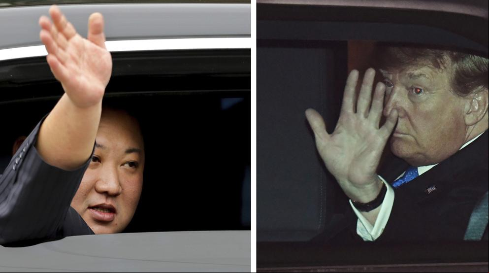 Trump y Kim Jong Un llegan a Hanoi tras una larga travesía