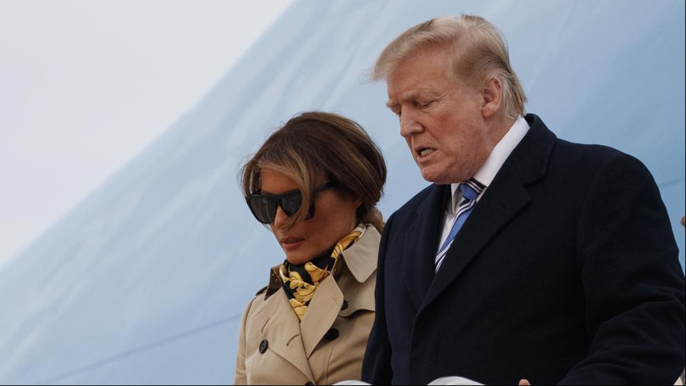 La presunta doble de Melania Trump vuelve a escena