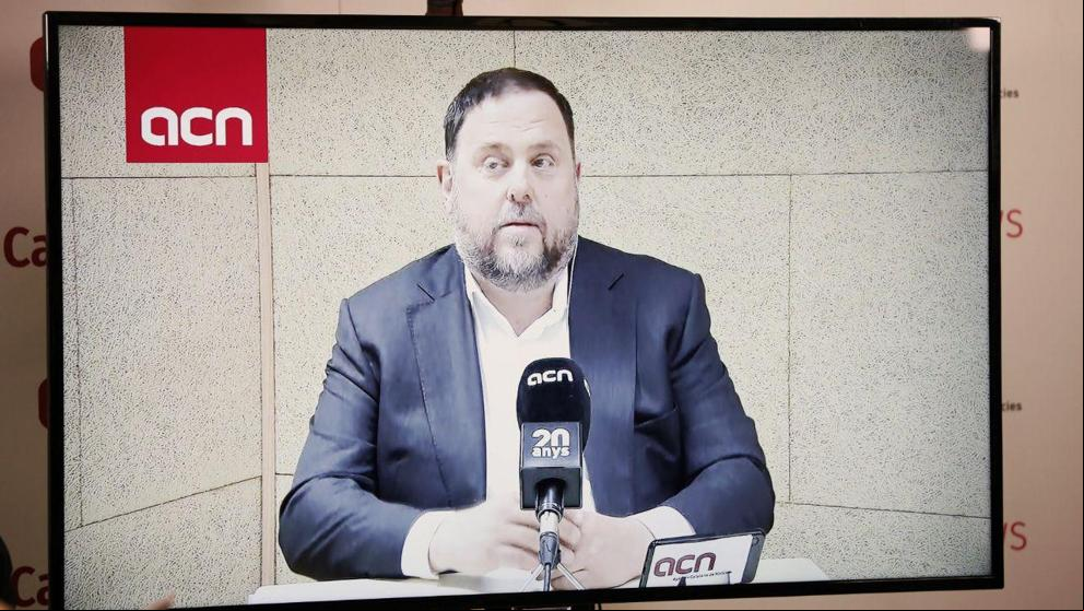 Oriol Junqueras: rueda de prensa desde la prisión de Soto del Real, en directo