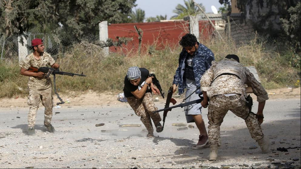 Bombardeos de las fuerzas de Hafter sobre Trípoli