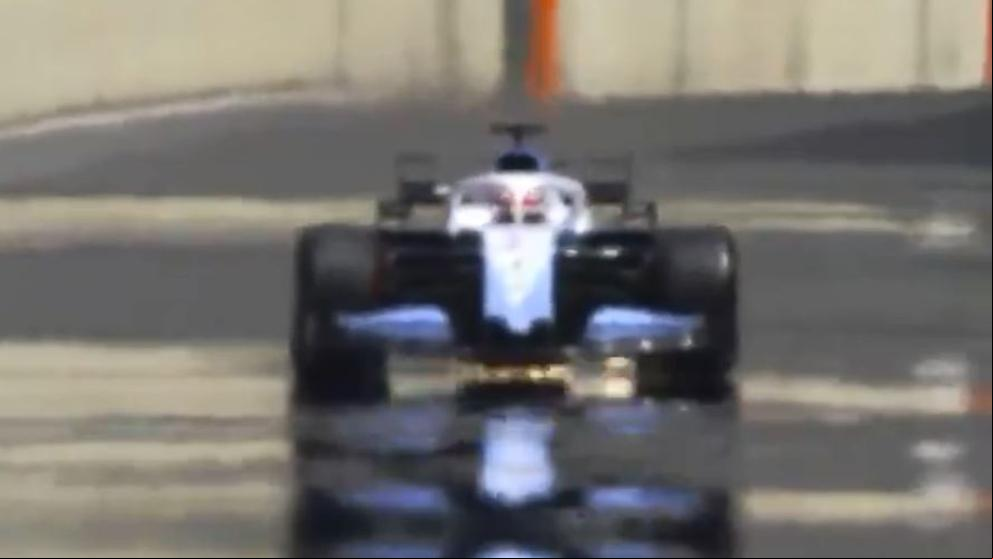 Una tapa de alcantarilla obliga a suspender los entrenamientos del GP de Azerbaiyán