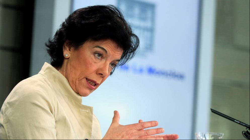 Isabel Celaá se emociona al recordar a Alfredo Pérez Rubalcaba