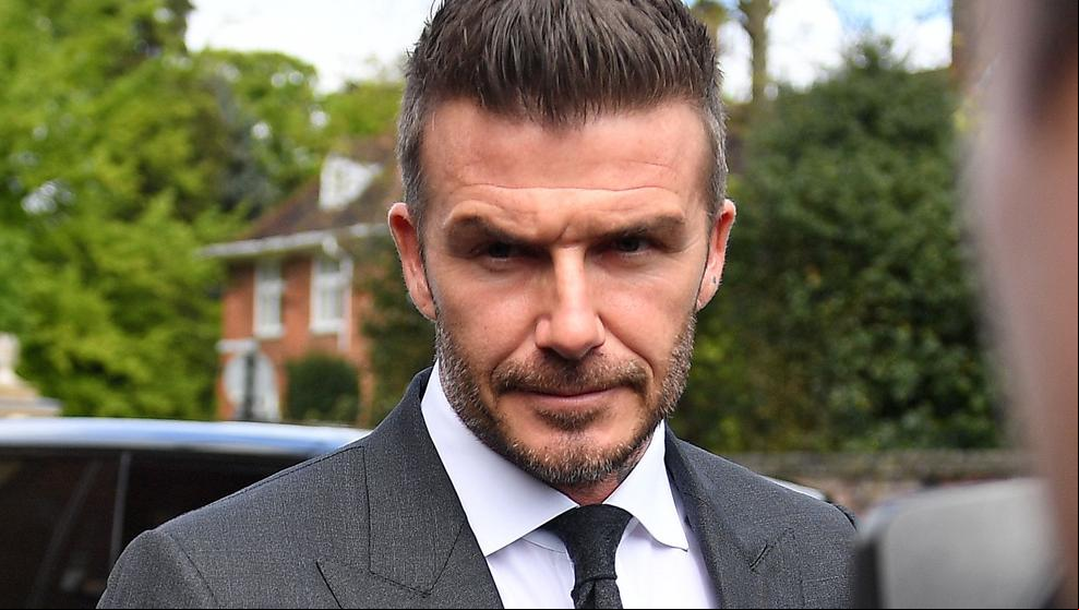 David Beckham se queda sin carnet de conducir