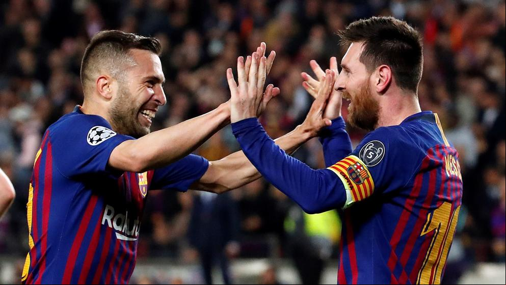 Las efemérides de Jordi Alba y Messi en la final de Copa