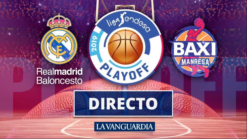 Real Madrid - Baxi Manresa | Liga Endesa de los playoff, en directo