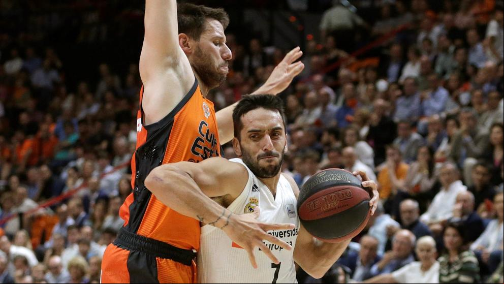 El Real Madrid se clasifica para la final de la Liga Endesa tras ganar al Valencia