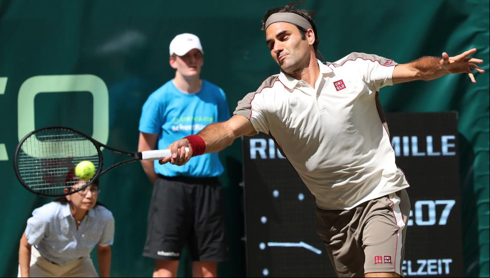 Federer llega a la final de Halle por decimotercera vez
