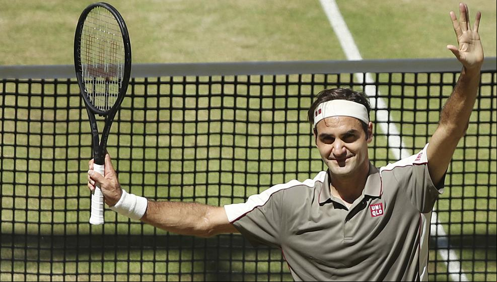 Roger Federer gana en Halle por décima vez